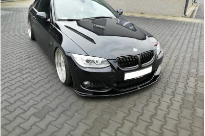 Накладка сплиттер на передний бампер на BMW 3 E92 / E93 M-Pack рестайл